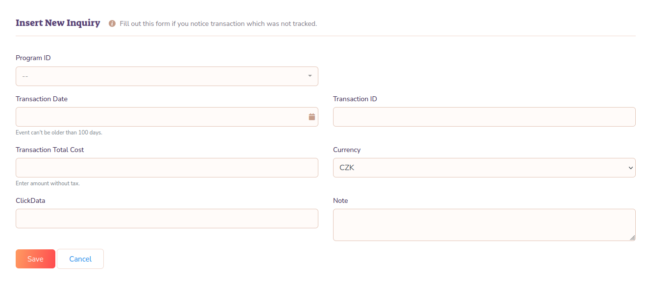 Transaction complaints